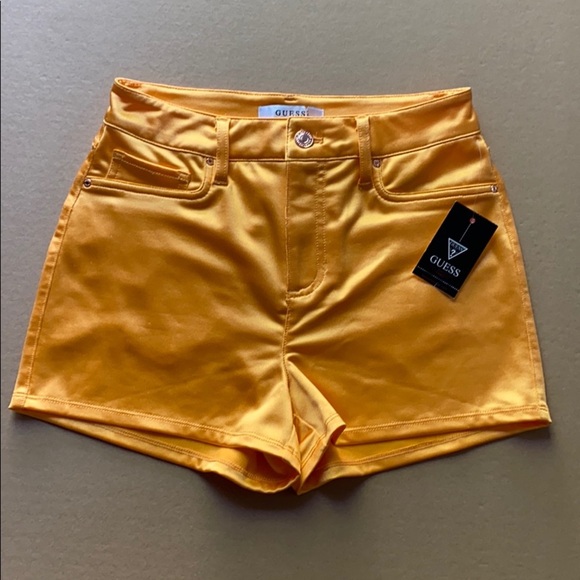 NEW GUESS Jamaica High Rise Casual Chino Shorts 4 - Picture 4 of 8